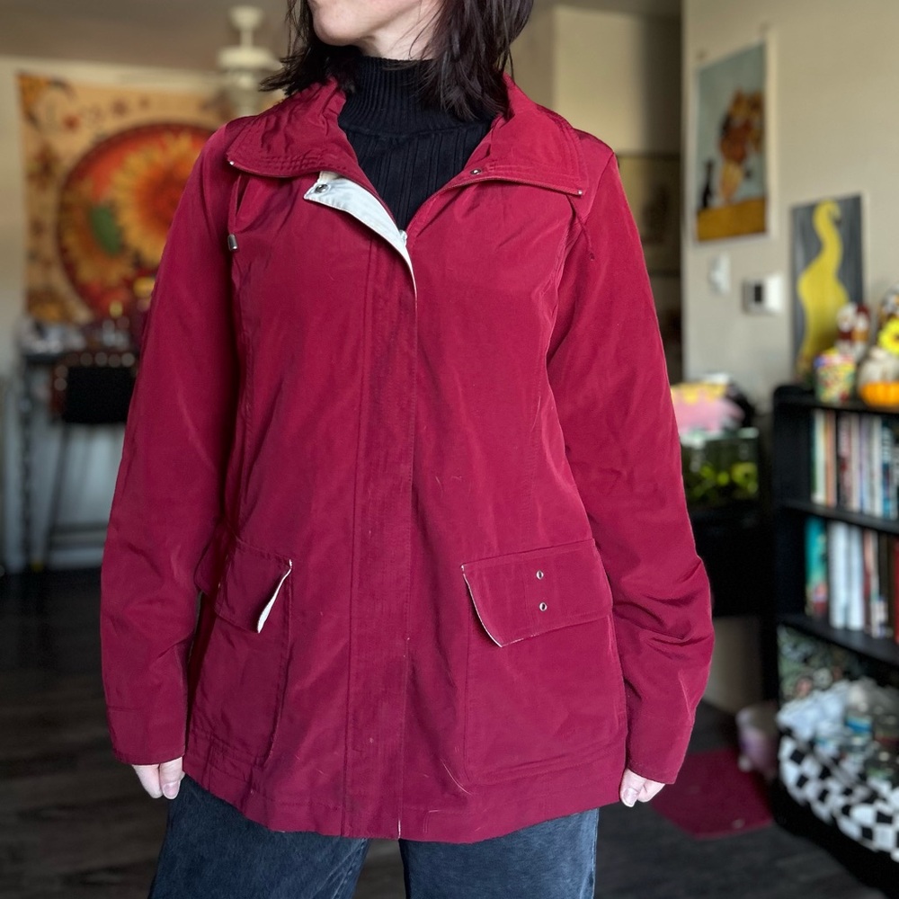 Red jacket
